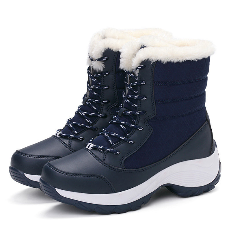 Bottes De Neige Bottines Chaudes En Peluche Pour Chaussures d'hiver Pour Femmes