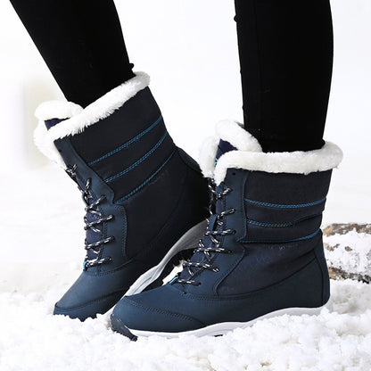 Bottes De Neige Bottines Chaudes En Peluche Pour Chaussures d'hiver Pour Femmes