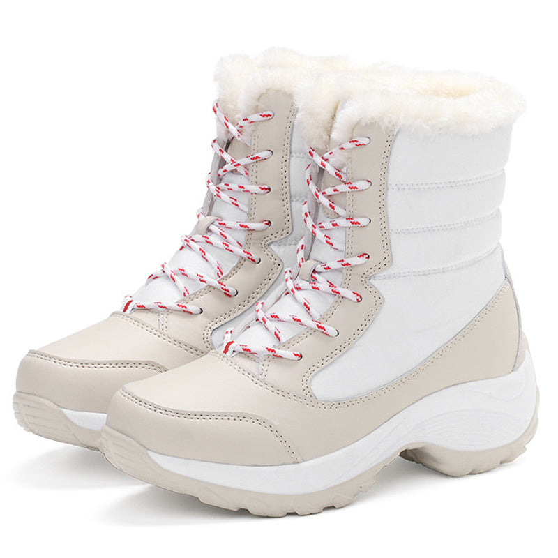 Bottes De Neige Bottines Chaudes En Peluche Pour Chaussures d'hiver Pour Femmes